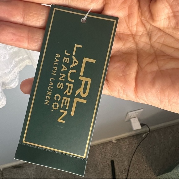 NEW LRL Womens 100% Cotton Tunic Blouse Embroidered White Sz M Peasant Beach - Picture 12 of 14